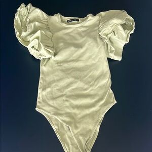 Zara Light Green Bodysuit